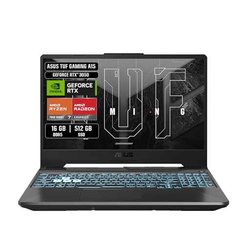 ASUS Laptop TUF Gaming A15/ 15.6"/AMD Ryzen 7 / GeForce RTX 3050/ 16GB/ 512 SSD