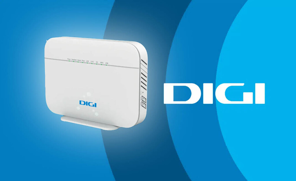 Este es el nuevo router que instala Digi. Con WiFi 6 y renovado diseño vertical para los clientes con fibra
