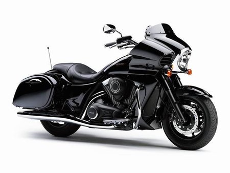 Kawasaki VN1700 Voyager Custom, el concepto ancho y bajo