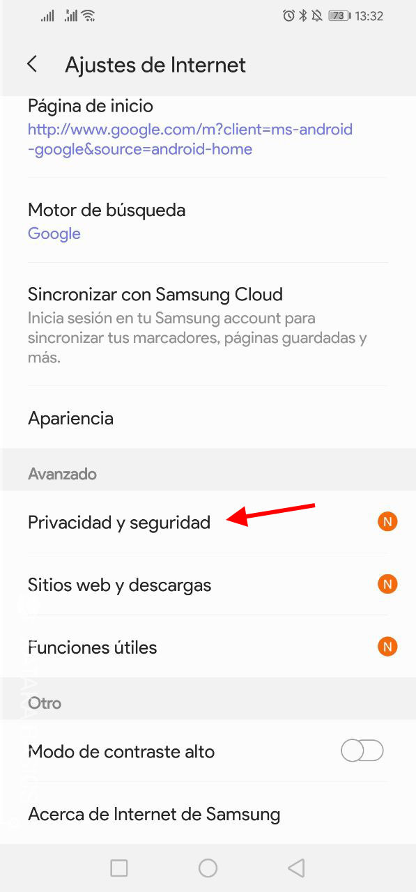 Cómo limpiar cookies en Android en Chrome, Firefox, Edge, Opera y