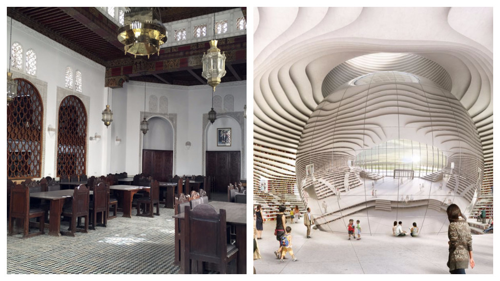Dos bibliotecas que te encantará visitar: la más antigua y la más moderna del mundo 