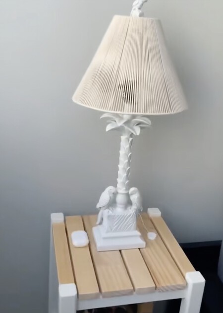 Renovación de una lámpara antigua.