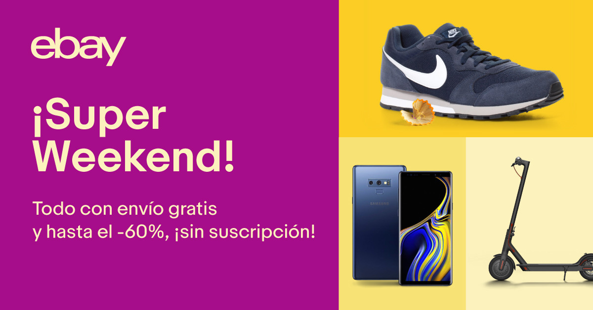 Las 14 mejores ofertas del Super Weekend de eBay: rebajas en móviles, televisores y tablets 