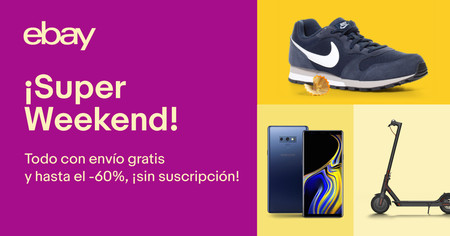 Las 14 mejores ofertas del Super Weekend de eBay: rebajas en móviles, televisores y tablets