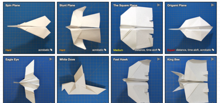 Esta web te enseña a hacer prácticamente cualquier tipo de avión de papel