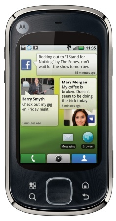 Motorola Quench con Android 2.1 para la gente joven
