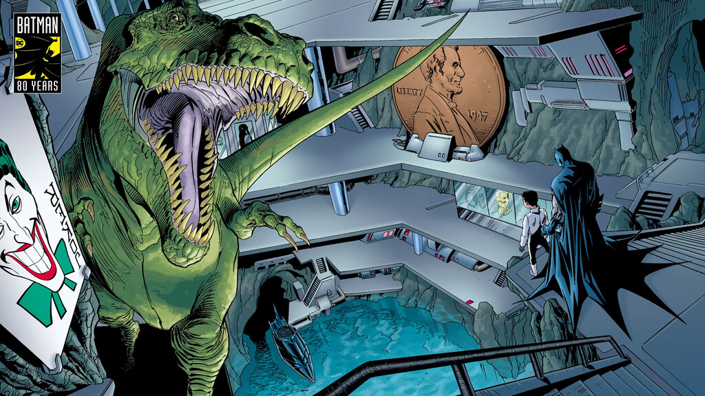 A Batman le flipan tanto los dinosaurios que tiene uno en su batcueva, ¿pero sabes de dónde demonios salió? A Batman le flipan tanto los dinosaurios que tiene uno en su batcueva, ¿pero sabes de dónde demonios salió?
