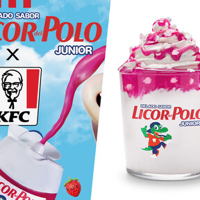 La pesadilla de un dentista: KFC se une a Licor del Polo para crear un helado con sabor a pasta de dientes, pero a tope de azúcar