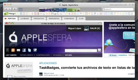 Sleipnir, un nuevo concepto de interfaz para navegadores llega a OS X