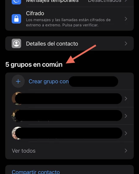 whatsapp grupos en comun