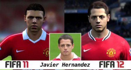 La evolución en los jugadores de 'FIFA 11' a 'FIFA 12'