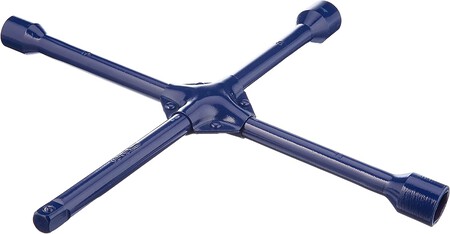 Llave cruzada para ruedas de coche