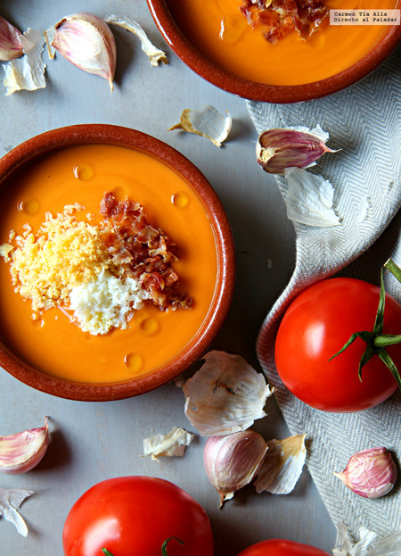 Receta de salmorejo cordobés con Thermomix