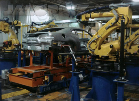 La cadena de montaje del Chevrolet Camaro