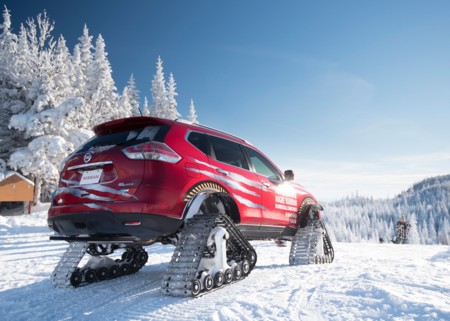 Nissan Rogue Warrior concept: un X-Trail con orugas para nieve