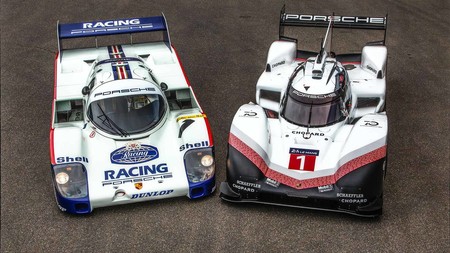 Porsche 956 C y Porsche 919 Hybrid Evo