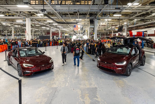 Tesla Model S producción