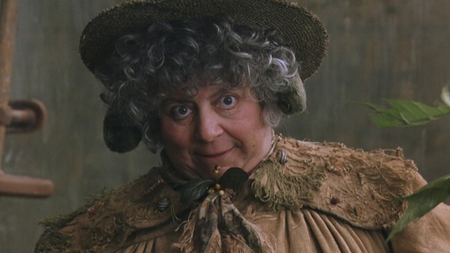 Profesora Sprout en a saga de Harry Potter
