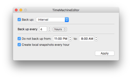 error timemachineeditor