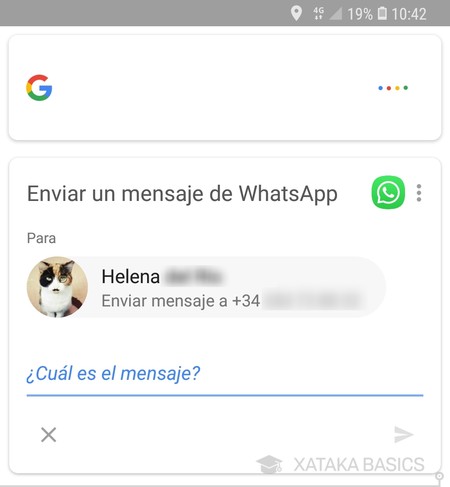 Cómo enviar mensajes por WhatsApp con Google Assistant