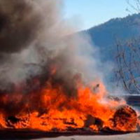 Arde un Alpine A110 durante un rodaje de 'Top Gear' (pero esta vez no ha sido Hammond)