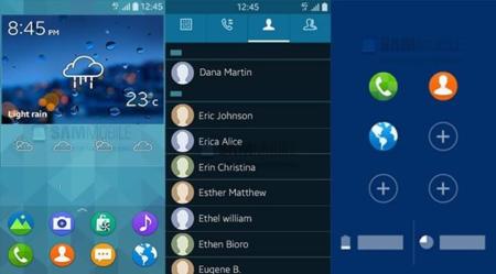 Filtradas varias interfaces del primer smartphone Tizen, con un aspecto muy similar a TouchWiz