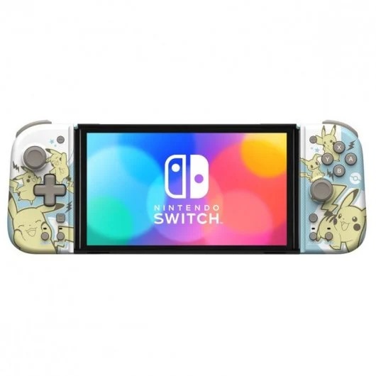 Mando - HORI Split Pad Compact Pikachu y Mimikyu, Nintendo Switch, Azul y amarillo