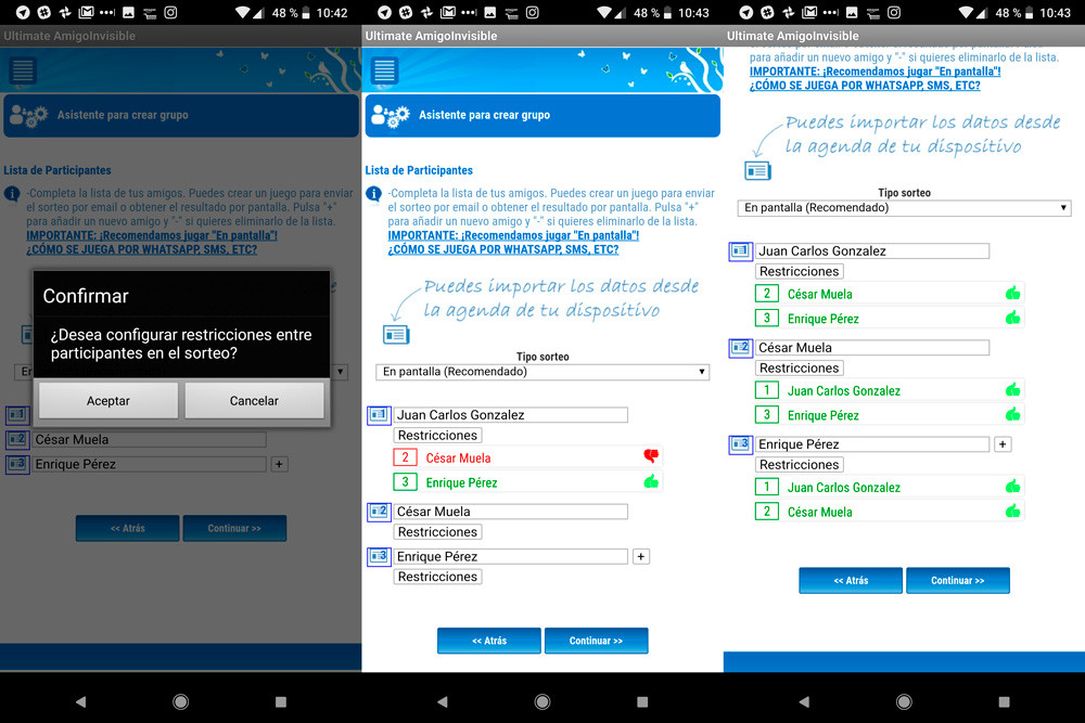 Amigo Invisible Whatsapp