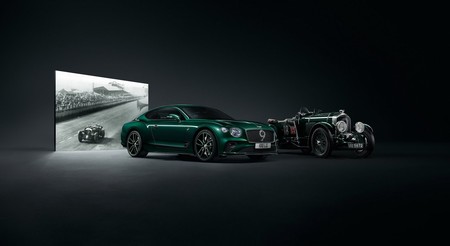 El Bentley Continental GT No. 9 Edition by Mulliner celebra 100 años con una pieza de madera de un monoplaza ancestral