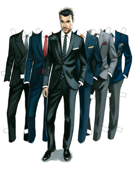 Los Paper-Boys de Fernando Vicente o como disfrutar de ilustraciones de moda masculinas