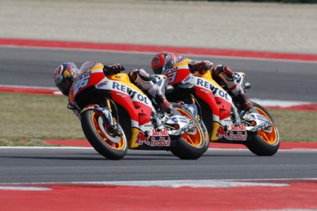 ¡Se ha hecho de rogar! Marc Márquez y Dani Pedrosa estrenan la primera evolución del motor 2017