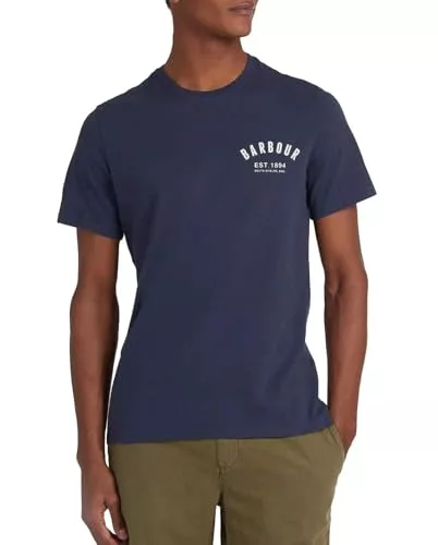 Barbour Camiseta Preppy Navy MTS0502NY31, azul marino, M