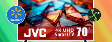 Estrena una enorme pantalla de 70 pulgadas JVC en Walmart: resolución 4K y Roku TV por solo 9,990 pesos 
