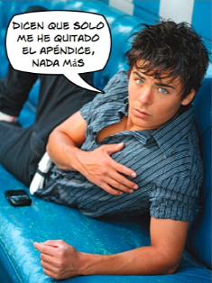 Zac Efron, de High School Musical, está hospitalizado