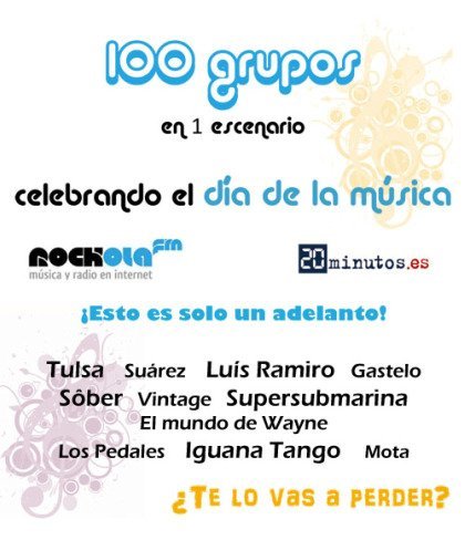 Música en directo gratis en Rockola por el Día de la Música