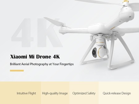 Xiaomi Mi Drone 4K por sólo 272 euros con este cupón de descuento