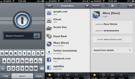 1Password 4 para iOS, un avance de la nueva versión de la mano de iMore