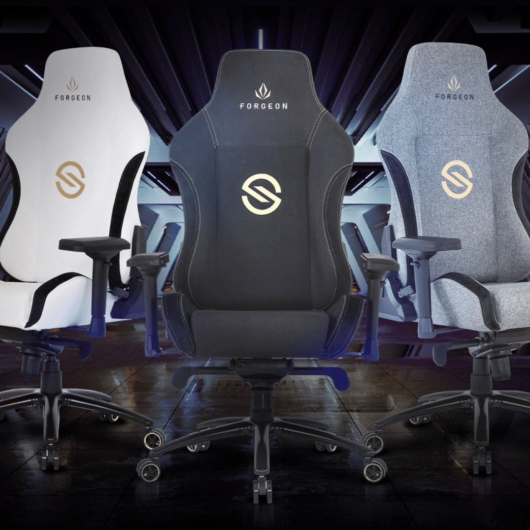 Forgeon Spica Fabric Silla Gaming Tela Transpirable Gris
