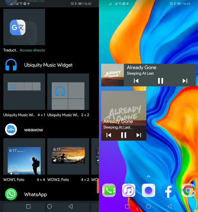 Spotify para Android pierde su widget, pero lo puedes traer de vuelta ...