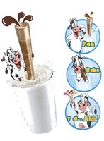 Pajitas mágicas que dan sabor a la leche