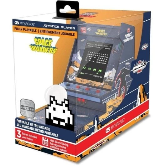 Dreamgear DGUNL-7007 Retro Portátil Joystick Juegos Arcade No Almacenamiento Negro