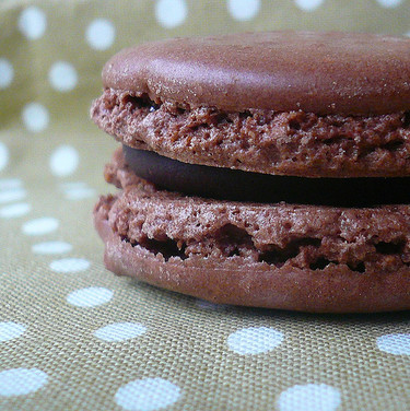 Receta de macarons rellenos de chocolate