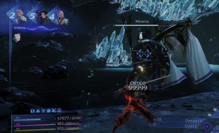 Derrotar a Minerva Crisis Core