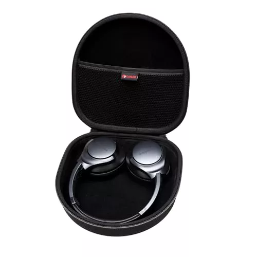 XANAD Funda para Soundcore de Anker Q20i Q30 Q35 Q45 Space One Cascos Inalámbricos Bluetooth (Negro)
