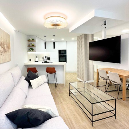 Un espacio diáfano para unificar las dos estancias