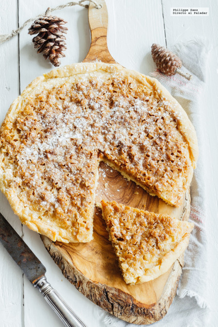Tarta de nuez. Receta de otoño