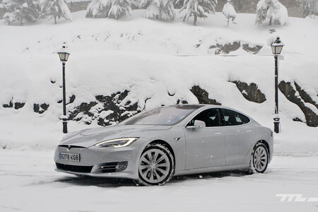 Tesla Model S Nieve