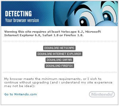 Opera no puede con Nintendo.com