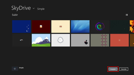 Agregar carpetas a la presentación en Windows 8.1