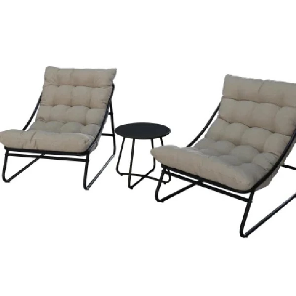 Conjunto de Jardín Set Café Mesa + 2 Sillones, Tropea

